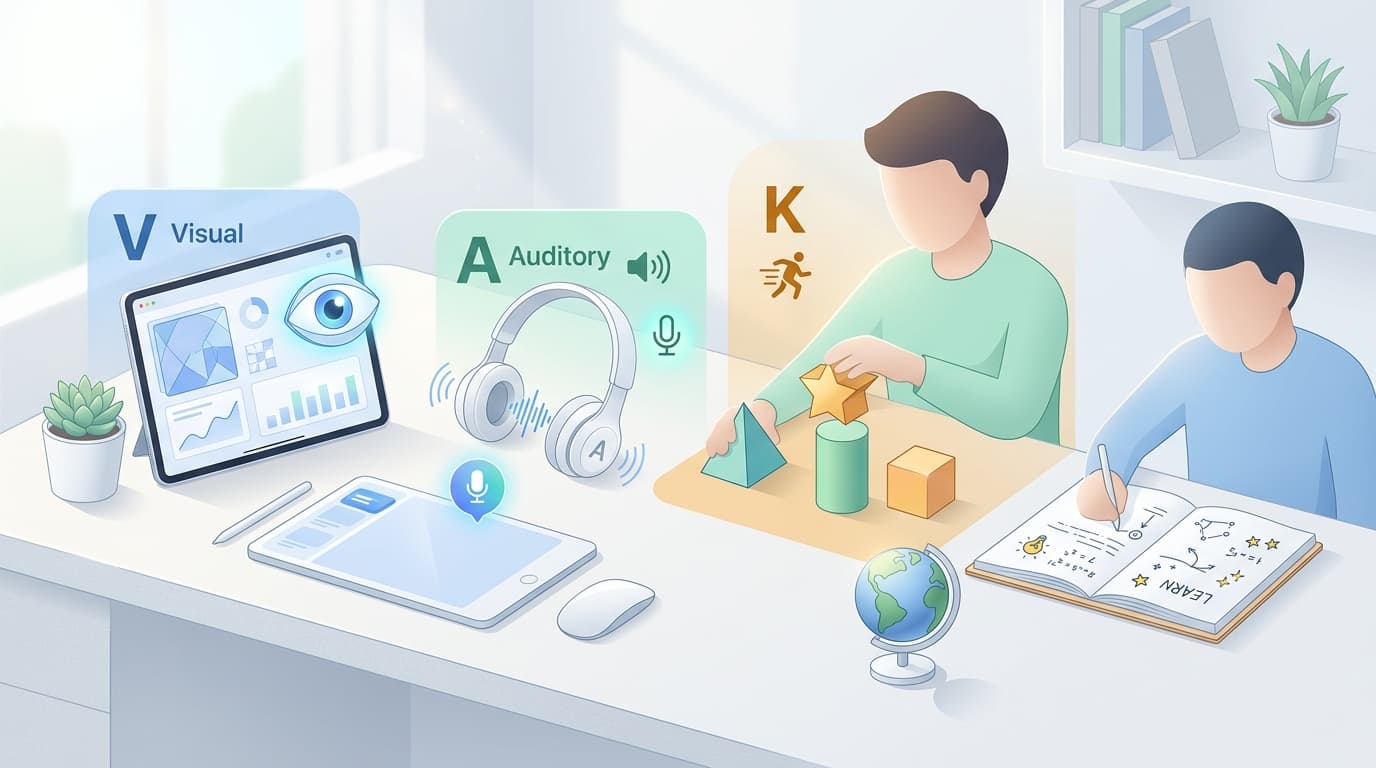 Anak Sulit Fokus Belajar? Kenali Gaya Belajar Anak (Visual, Auditori, Kinestetik) dan Buka Potensi Terbaiknya!